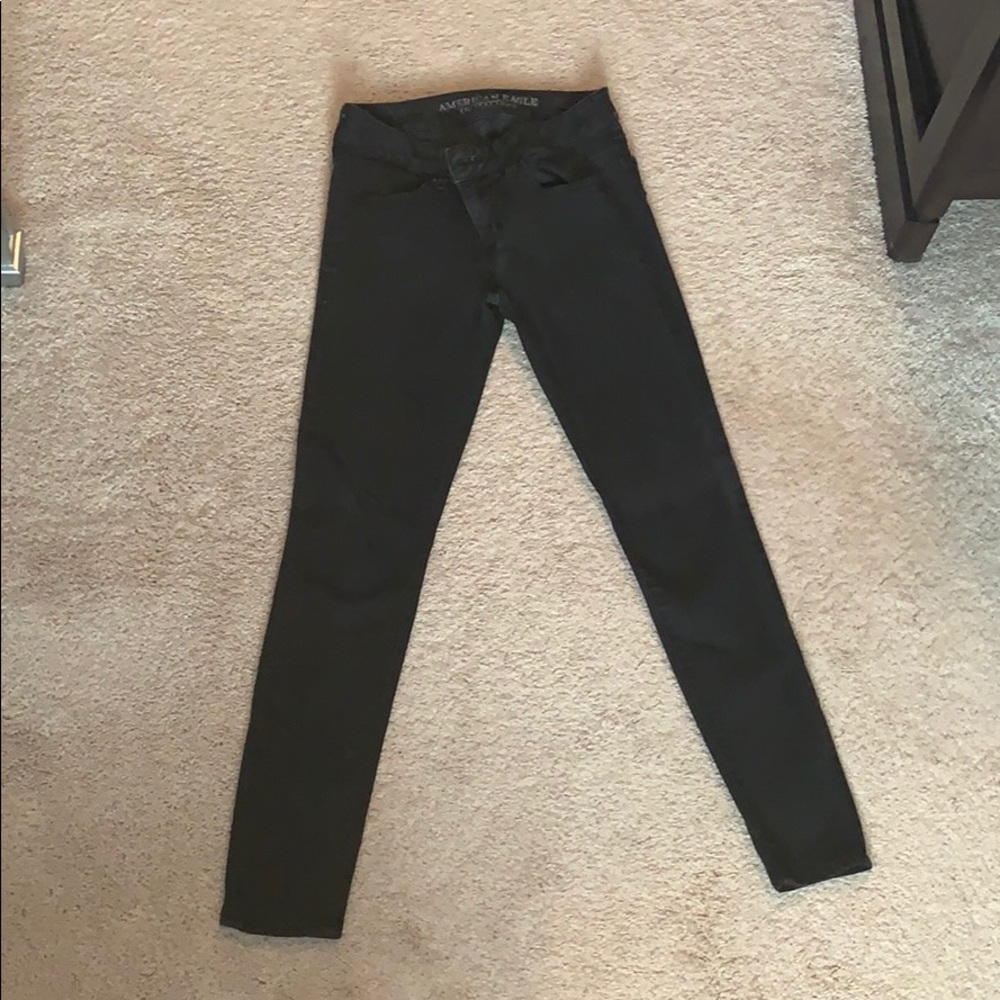 Black American Eagle jeggings